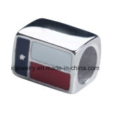 Silver Flag Jewelry Enamel Country Bead