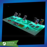 Fashion Mobile Phone Advertising Display Shelf with LED