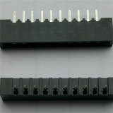 180 Degree 2.54mm 10 Pins Female FPC Connector