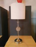 Metal Table Lamp with Crystal Beads Ball (WHT-155)