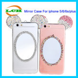 Mouse Ear Bling Rhinestone Mirror Phone Case for iPhone 7/6s/6