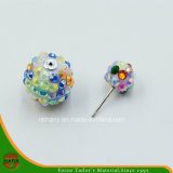 16mm&10mm Earring Design Clay Crystal Disco Ball Shamballa Beads (HASTNQ16140003)