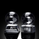 Universal Crystal Globe Award (#60531 - Square Base, #60531 - Round Base)