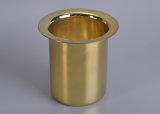 Gold Metal Jar