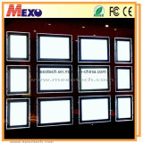 Double Sided Ceiling Hanging Window Displays LED Magnetic Light Pockets