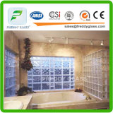 Blue/Green/Clear Crystal Parallel Patterned Glass Block/Brick Glass for Decoration (G-B)