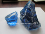 Decorative Dark Blue and Light Blue Glass Rocks