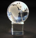 Crystal Ball with Base for Christmas Gifts & Crafts (JD-SJQ-033)
