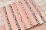 Jewelry Crystal Chain Bra Rhinestone Beads Shoulder Strap Underwear Accessories