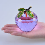 80mm Crystal Apple for Souvenirs Valentine's Day Gifts