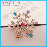 Fashion Jewelry Snowflake Crystal Brooch