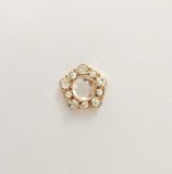 Pearl&Crystal Rhinestone Button for Wedding Dress, Pearl Brooch