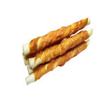 Chicken Wrap White Rawhide Sticks Pet Snacks
