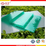 6mm Frosted Crystal Green Blue Polycarbonate Hollow Sheet Building