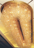 Luxury Crystal Hotel Lobby Ceiling Lamp Chandelier