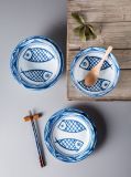 Blue Fish High Temperature Porcelain Set