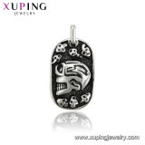 Pendant-51 Xuping Fashion Jewelry Rectangle Shaped Stainless Steel Pendant