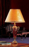 Phine Pd0436-01 Polyresin Desk Lamp with Fabric Shade