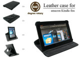 Rotary Leather Case for Kindle Fire, Various Colors Are Available, Easy Installation
