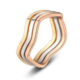 New Design Women Mix Color Plated Metal Ring Jewelry