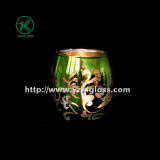 Color Double Wall Glass Candle Cup by SGS, BV (5.3*8.5*9)