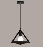 Nordic Style Creative Retro Wrought Iron Pendant Lamp with 1 Lamp