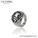 15568 Xuping Stainless Steel Ring, Elephant Shaped Silver Ring for Women