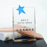 Laser Engraving Crystal Award Trophy with Custom Personalized Logo