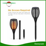 Solar Powered Flame Flickering LED Torch Lawn Light Waterproof Outdoor Garden Yard Patio Torch Lamp