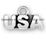 Fashion Custom Alphabet Letter USA Charm