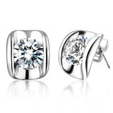 Best Quality Single Stone Stud Wedding Earrings Jewellery