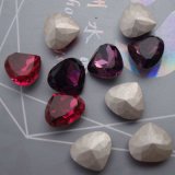 Peach Heart Crystal Fancy Loose Jewelry Rhinestone (DZ3015)