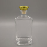 Super Flint Square Vodka Glass Bottle, Hard Liquor Bottle 500ml