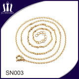 Simple Gold Designs Girls Chain Silver Necklace