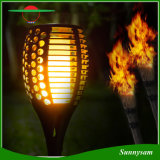 Solar Flickering Flame Light Waterproof Decorative Lighting for Garden Landscape Lawn