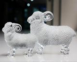 Lovely Crystal Sheep Crystal Animal Figurine