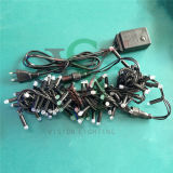 Balck Wire Flashing LED String Lights for Christmas Tree Decorations