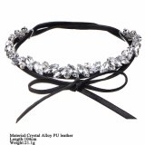 2017 Collar Flower Crystal Long Choker Necklace