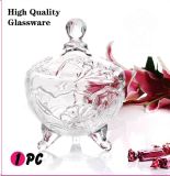 Decorative Glass Candy Jar (GB1805LB/P1)
