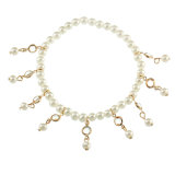 Hot Sale Stretchable Crystal Pearl Beach Anklet Bracelet