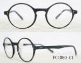 Four Round Wooden Polished Color Eyeglass Optical Frame