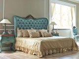 Antique Bedroom Furniture, Europe Style King Size Bed (BA-1404)