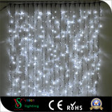 2X3m 600LEDs Outdoor Christmas Decorations White Curtain Lights