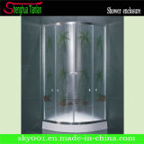 CE Approved Quadrant Simple Glass Bathroom Shower Enclosure (TL-536)