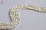 7-8-9mm White Freshwater Pearl Necklace Strand (ES150-4)
