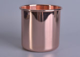 Luxury Rose Gold Metal Jar
