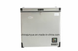 12V 24V Mobile Stainless Steel Chest Refrigerator Mobile Solar Freezer Camping Fridge Portable Fridge Bd/Bc-138L