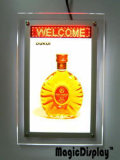 Wall-Mounted Crystal Light Box with LED Message