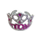 Real Crystal Full Round Crown Tiara Fashion Accessories