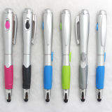 Hot Sale LED Light Touch Plastic Pen for Office Supplies